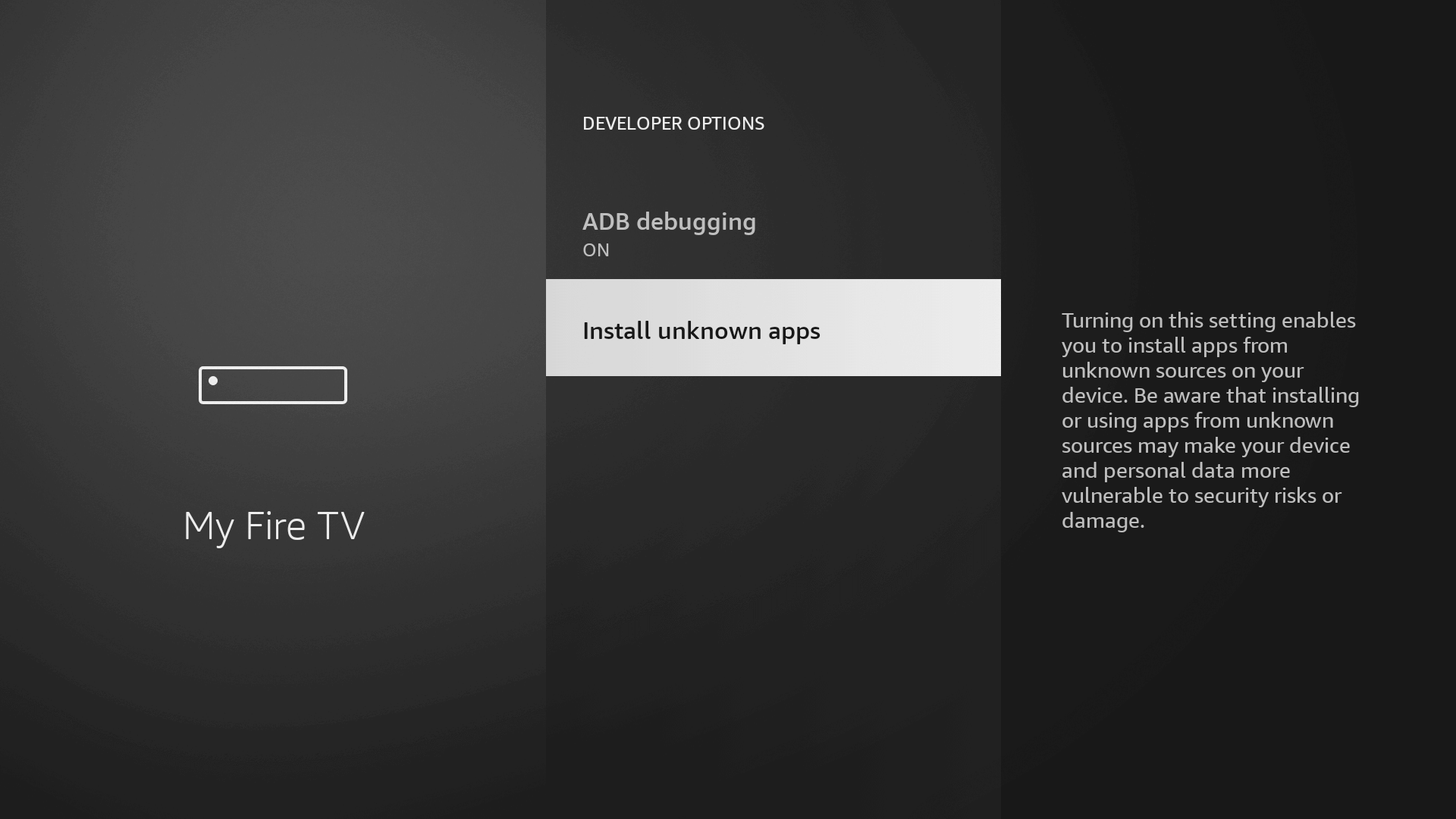 Install Unknown Apps — allow Downloader so the Apollo Group TV APK can be installed (step 7)